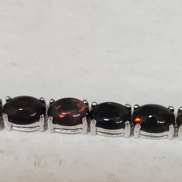 RUBY ON 925 SILVER BRACELET! - Picture 5 of 8